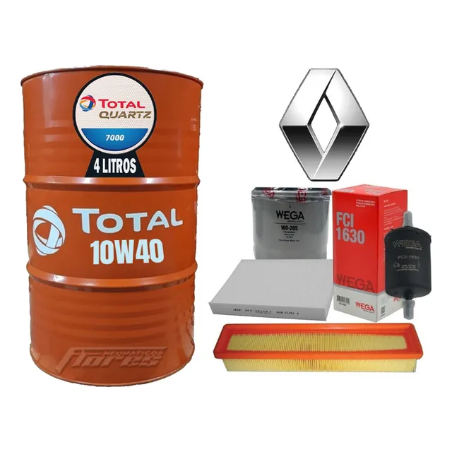 Cambio Aceite 10w40 4l + Kit Filtros Renault Clio Mio 1.2