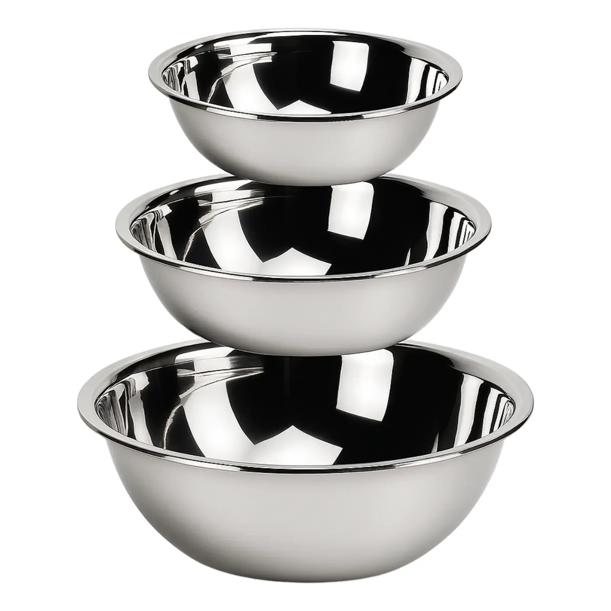 Tigela inox multiuso para salada e cozinha