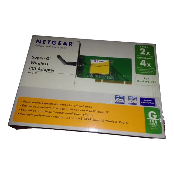 Placa De Red Wlan Netgear G Wg311tna