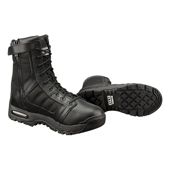 Botas Militares Swat Con Cámara De Aire Color Negro Original