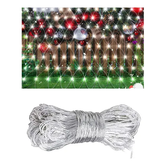 Malla 100 Luces Led Decoración Navidad Alumbrado 1.2 Metros
