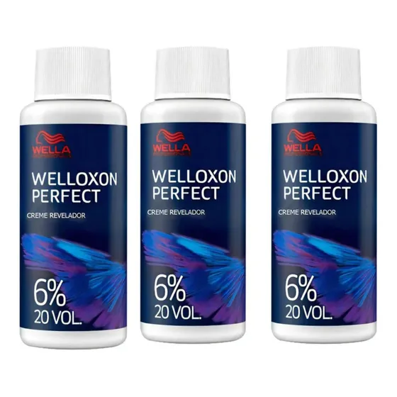 Welloxon Perfect Creme Revelador 20 Volumes (6%) 60ml C/3