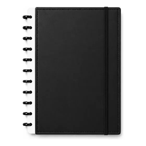 Caderno Inteligente A4 Grande 11 Discos Capa Dura Com Pauta