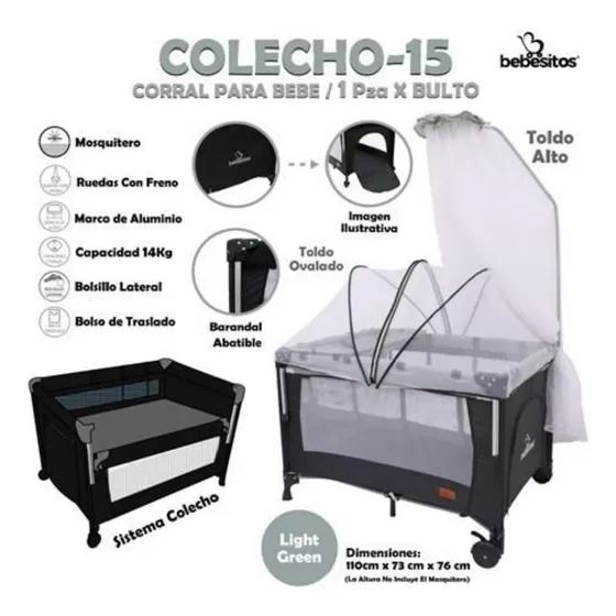 Corral Cuna Colecho Bebesitos