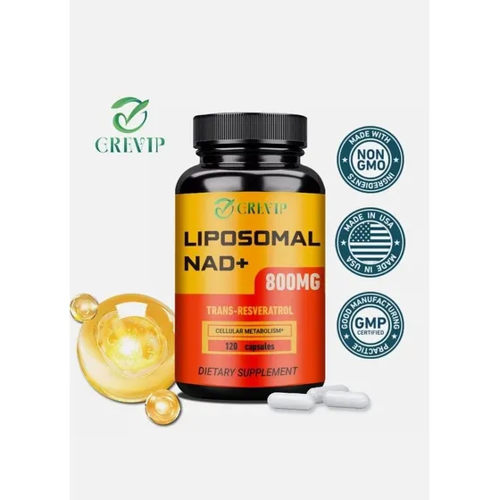 Nad + Liposomal Trans Resveratrol 800 Mg 120cap Hecho En Usa