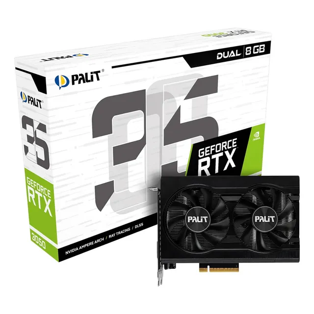 Tarjeta Video Palit Rtx 3050 8gb Ddr6 Hdmi Dvi Dp