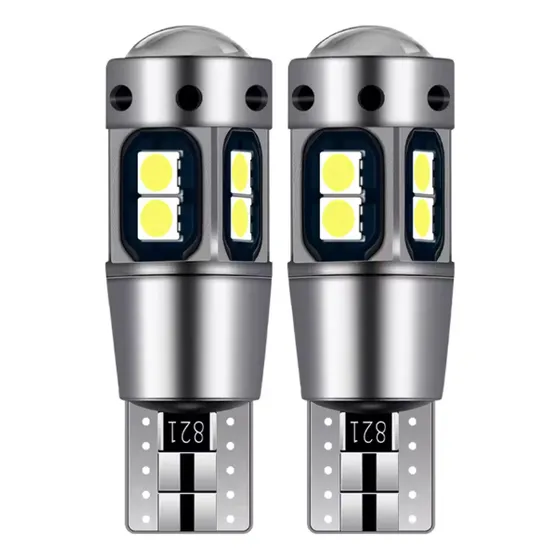 Bombillos Led T10 - Cocuyos - 10 Smd3030 - Blanco