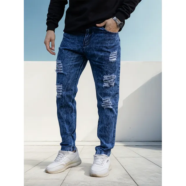 Pantalón Jean  Mom  Roto