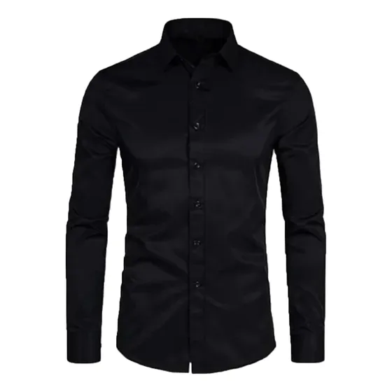 Camisas  Manga Larga Caballeros Casuales Slim Fit
