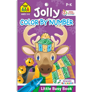 Jolly Color By Number Workbook School Zone 02785 Cuaderno Jolly Color By Number Workbook School Zone 02785 Cuaderno