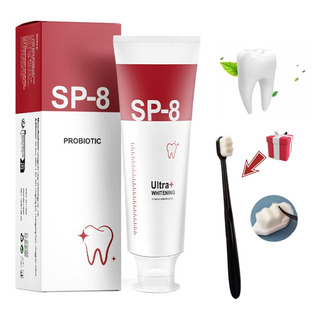 Pasta Dental Fresca Blanqueadora Dientes Probiótica Sp-8 Pasta Dental Fresca Blanqueadora Dientes Probiótica Sp-8