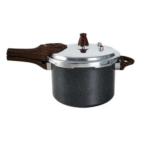Panela De Pressão Brinox Ceramic Life Granito 4,2l Indução