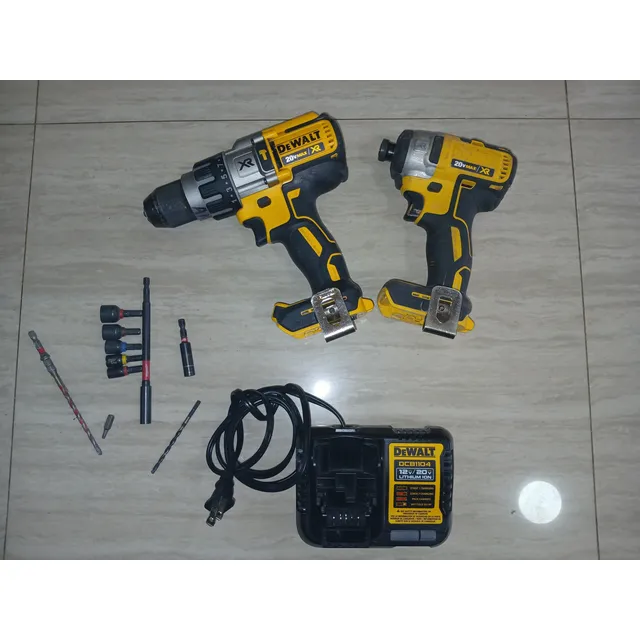 Taladro Percutor Y Atornillador D Impacto Inalámbrico Dewalt