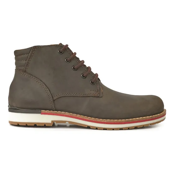 Borcego Cuero Bota Hombre Briganti Zapato Vestir Hcbo00914