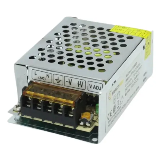 Fuente De Alimentación Metálica 12v 2a Tiras Led Power Saez