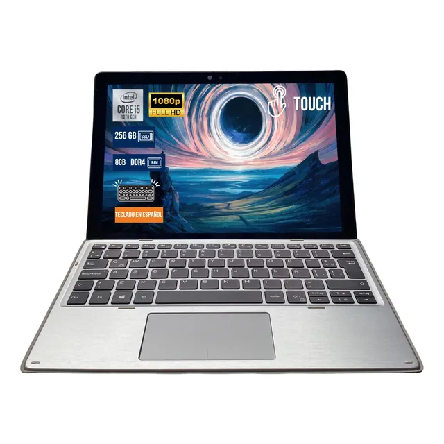 Laptop Dell Touch 7210 I510ma 8gb 256 Ssd 12.3 Fhd 2 En 1