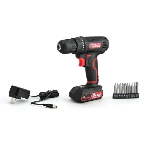 Taladro Inalambrico Hyper Tough 8v 1.5ah 1.5ah Led