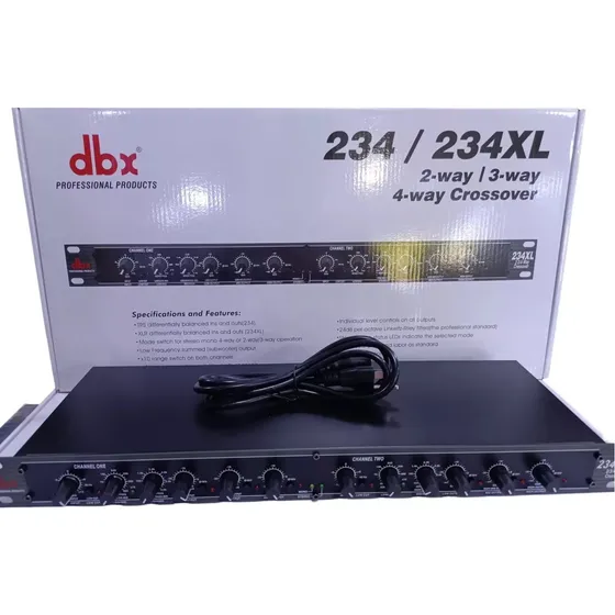 Crossover Profesional Dbx 234xl 2y3 Vías Esteros 4 Vias Cean