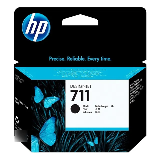 Cartucho Hp 711 Negro Original 80ml Cz133a Inyección Tinta