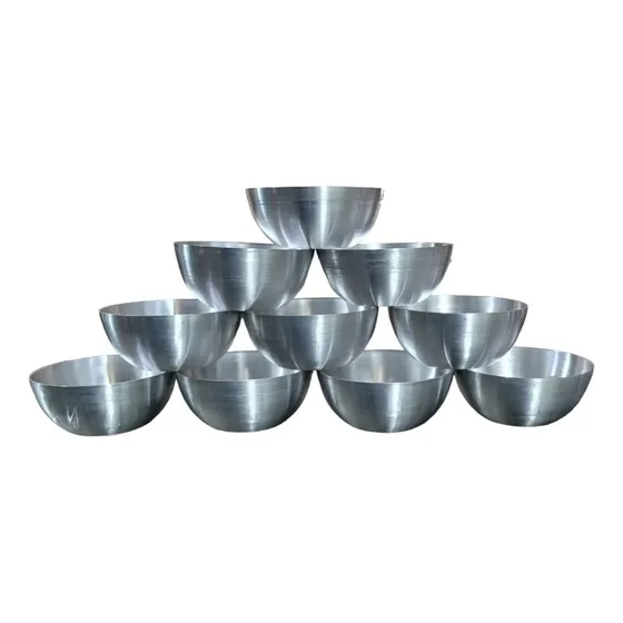 Pack 10 Unidades Moldes Empolvado 8cm Aluminio 