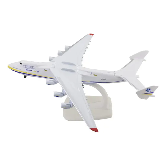 Miniatura Antonov 225 Mriya Avión Metal 1:400 Tang Dynasty Blanco