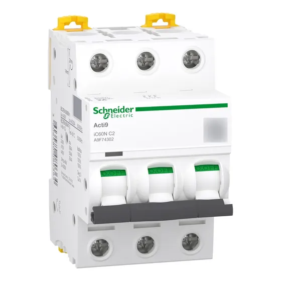 Breaker Schneider Acti9 Ic60n 3x32amperios Montaje En Riel