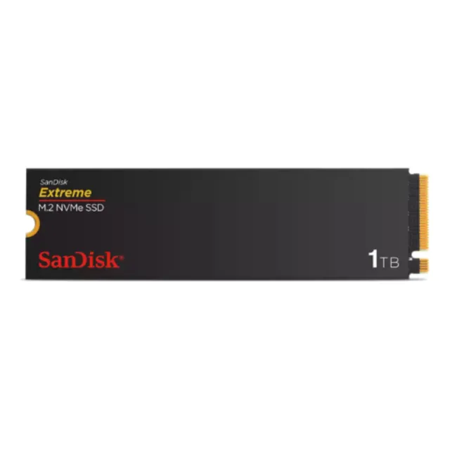 Disco Duro Ssd Interno Sandisk Extreme M.2 Nvme 1 Tb Gen 4.0 Negro