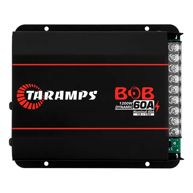 Fonte Automotiva Bob 60a Taramps Carregador Bivolt 1200w 