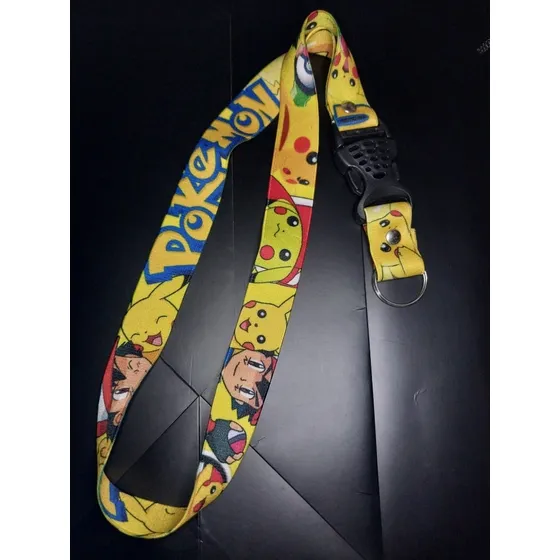 Lanyard Pokemon Original Pikachu Llavero Porta Llaves Nuevo