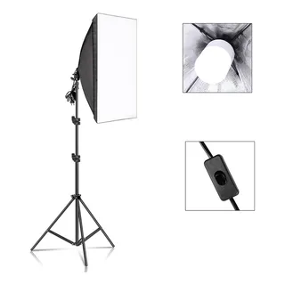Kit Soft Box EstĂșdio Luz Continua E27 Kit Soft Box EstĂșdio Luz Continua E27