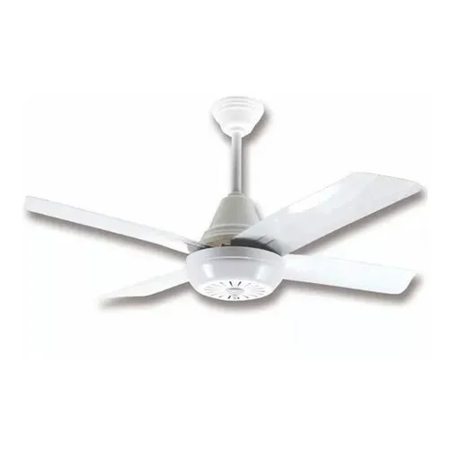 Ventilador D Techo Crivel Standard Blanco V3 Palas Metalicas