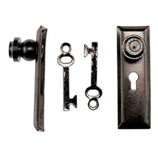 Handley House Pomo Puerta Acabado Peltre Miniatura Para Casa