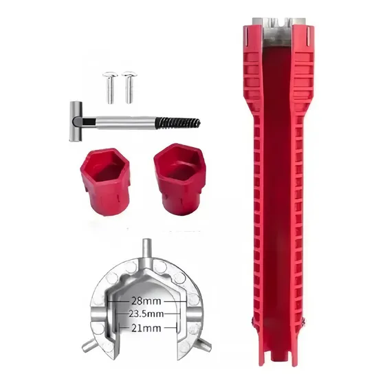 Llave Multifuncional De Reparación De Lavabos Y Baños 8 En 1