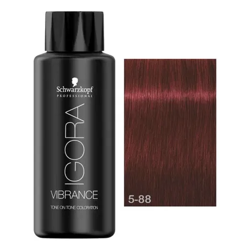 Tinte En Gel Tono Sobre Tono 60ml Igora Vibrance Schwarzkopf Tono 5-88