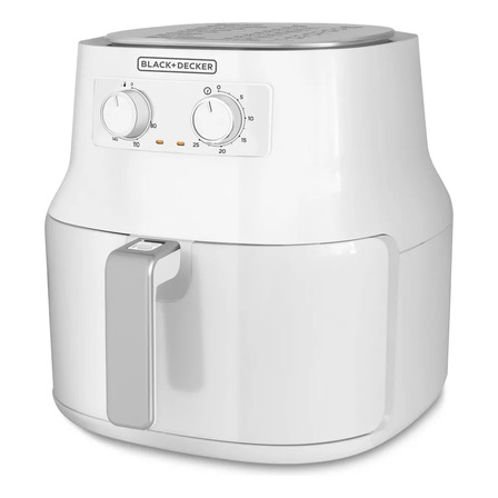Freidora De Aire Black + Decker 4.5 Lts Blanca Negro Freidora De Aire Black + Decker 4.5 Lts Blanca Negro