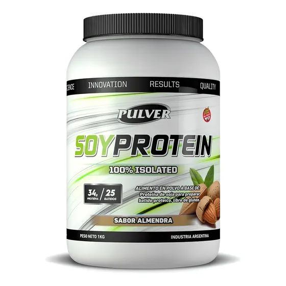 Soy Protein X 1 Kg Pulver Proteina De Soja Sabor Almendra