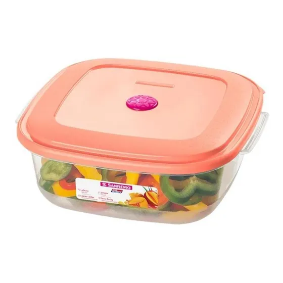 Pote Cuadrado Pequeño Vac Freezer 480ml San Remo U R U