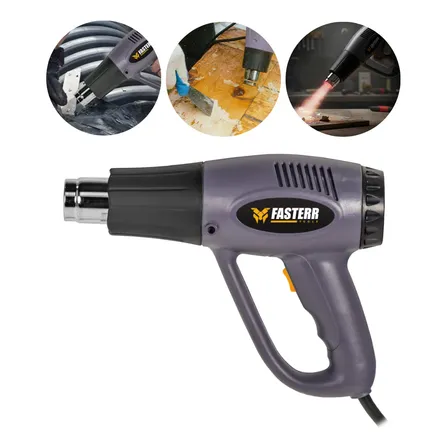 Soprador Térmico Profissional 1500w Fasterr 127v 2 Estágios Amarelo 127v