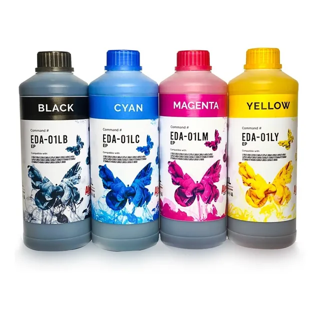 Pack 4 Tintas Compatibles 1l L3110 L3150 L5190 544