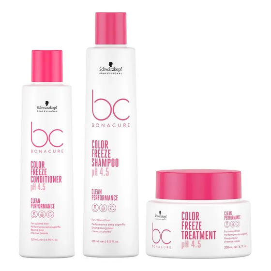 Shampoo, Acondicionador Y Mascara Schwarzkopf Color Freeze