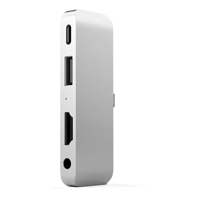Hub Adaptador Satechi Usb C Hdmi 4k, Usb 3.0 & Jack 3.5mm