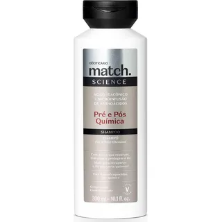 Shampoo Match Science PrĂ© E PĂłs-quĂmica 300ml O BoticĂĄrio Shampoo Match Science PrĂ© E PĂłs-quĂmica 300ml O BoticĂĄrio