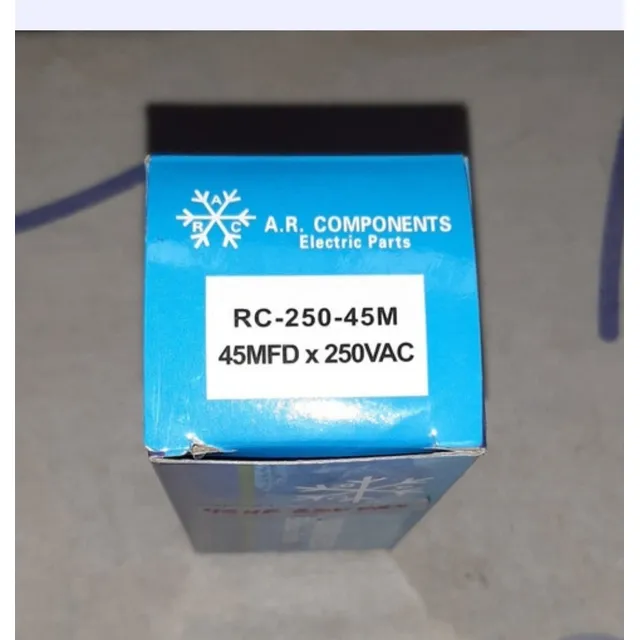 Capacitor Para Bomba De  Agua De 45 Mfd, 250 Vac