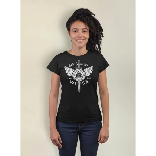Camisetas Feminina Vikings Ragnar Lagertha Valhalla Odin
