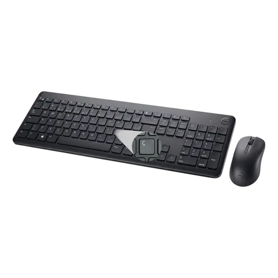 Teclado E Mouse Sem Fio Dell Pro Km3322w Preto Com Ç Abnt2
