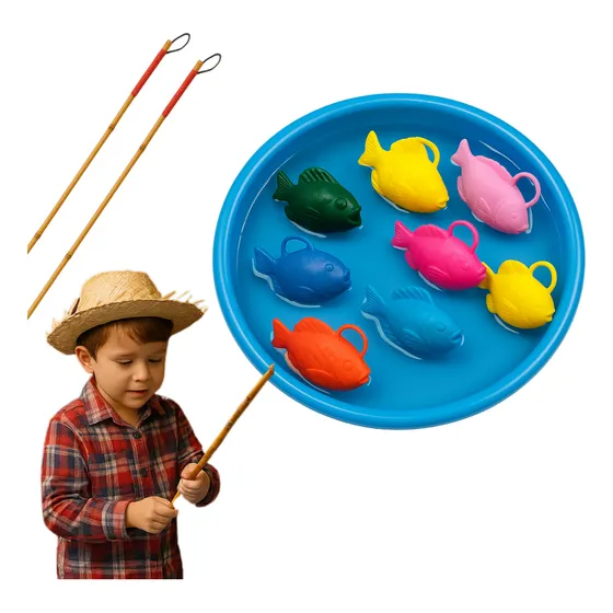 20 Peixes De Plástico Para Pescaria Pesca Festa Junina Peixe