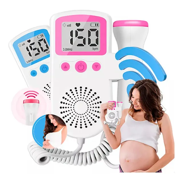 Doppler Fetal Lcd Ultrasonico Frecuencia Cardiaca Embarazo