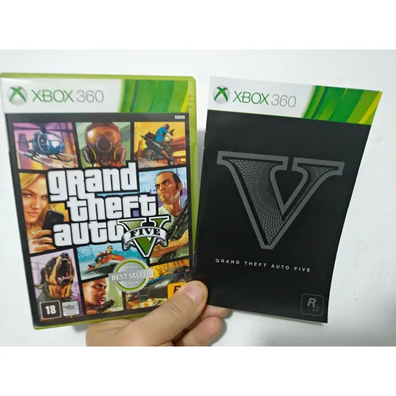 Jogo Xbox 360 Grand Theft Auto V Original Semi Novo Raridade