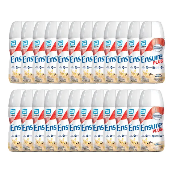 Combo X24 Ensure Plus Liquido Sabor Vainilla 220 Ml