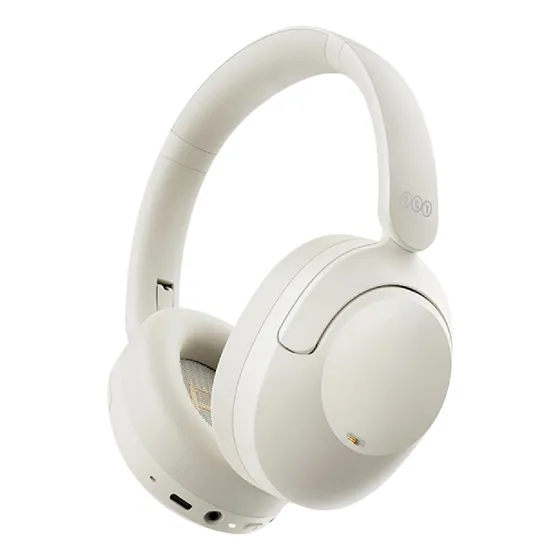 Audífono Inalámbrico Qcy H4 Anc Bluetooth Blanco Hi-res 70h
